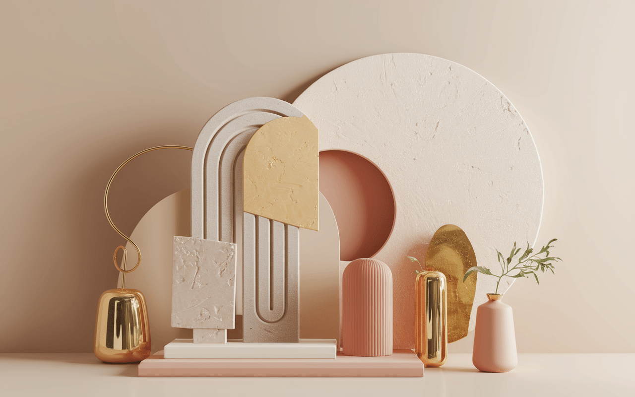 7 épis de blé stylisés dans des créations décoratives modernes