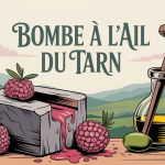 illustration mortier ail huile bombe à l'ail tarn recette