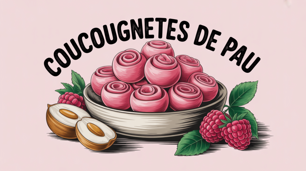 coucougnettes de pau recette assiette amandes framboises