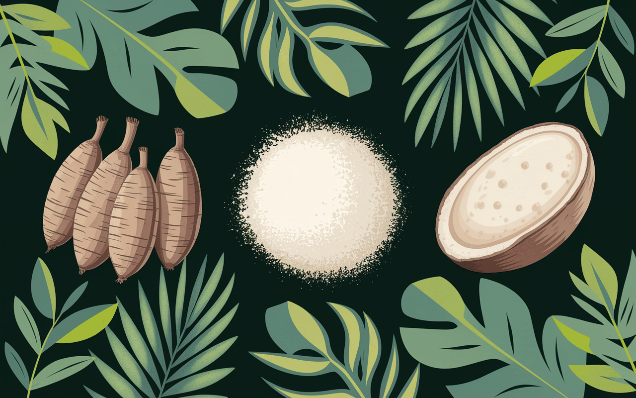 Manioc, fécule et galette, histoire du tapioca bresilien