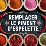 par quoi remplacer le piment d'espelette assortiment d'épices en poudre