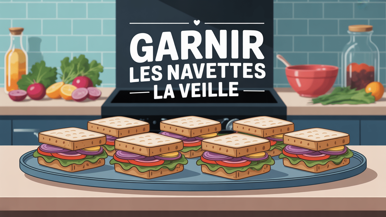 peut on garnir les navettes la veille illustration plateau sandwiches