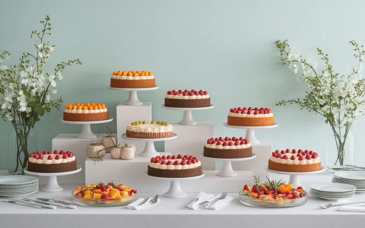 quel gâteau servir avec une salade de fruits buffet desserts