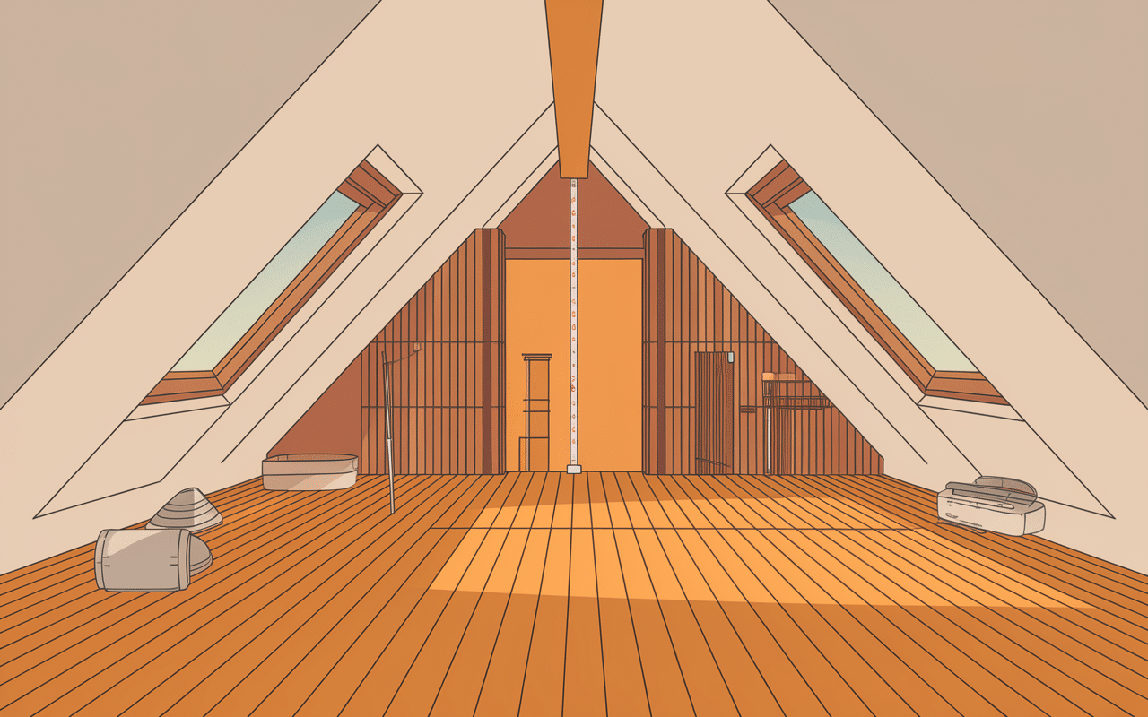 Potentiel calcul fermette comble amenageable charpente