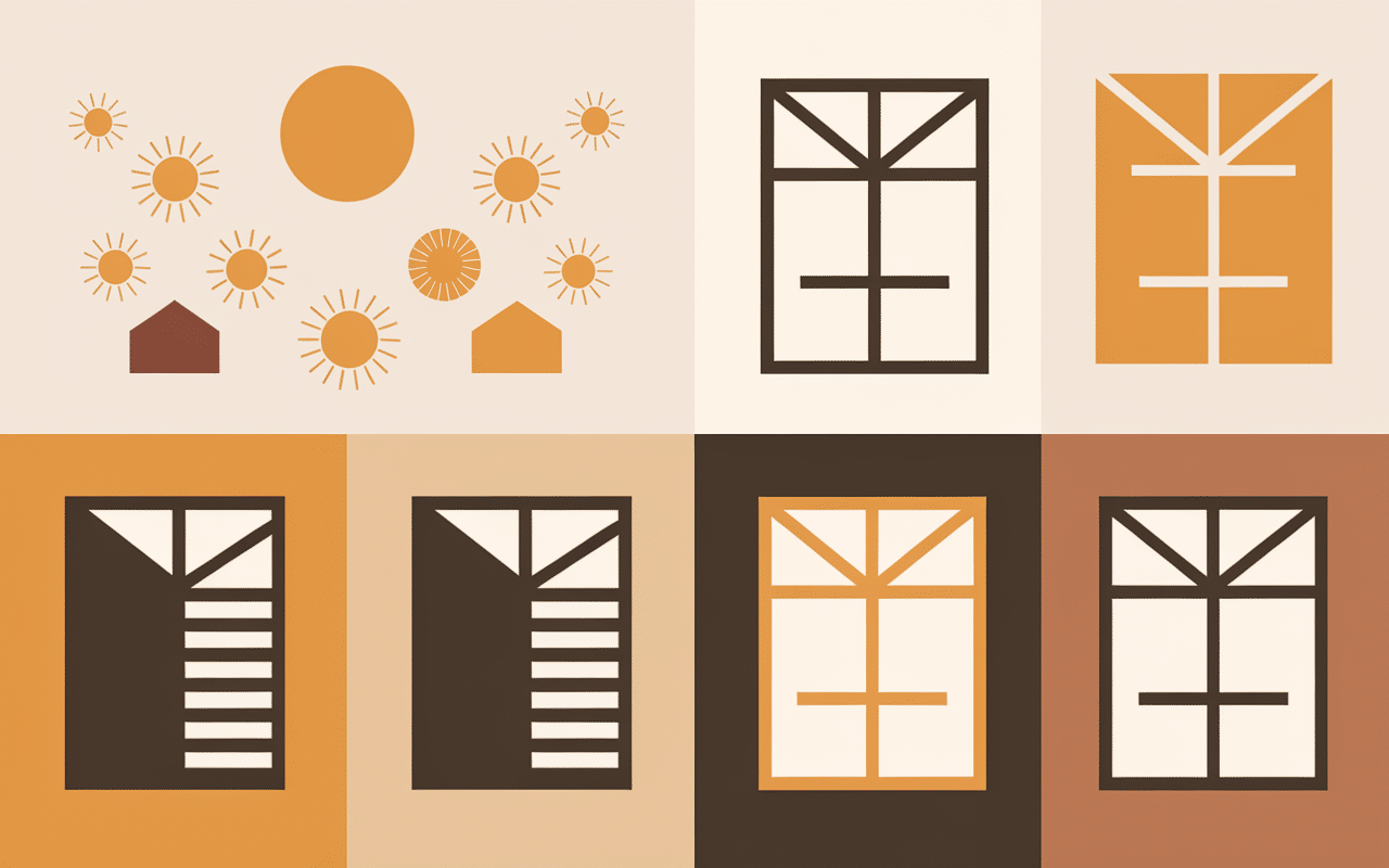 Schéma lumière naturelle exposition nord ouest