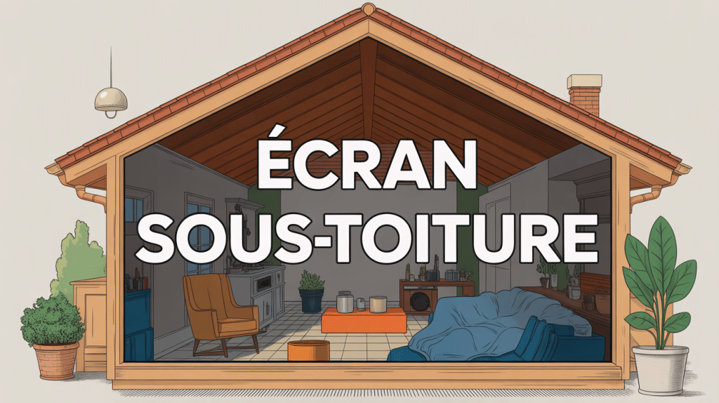 inconvénient écran sous-toiture coupe vue toiture
