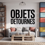 objet detourne de leur fonction en decoration salon moderne