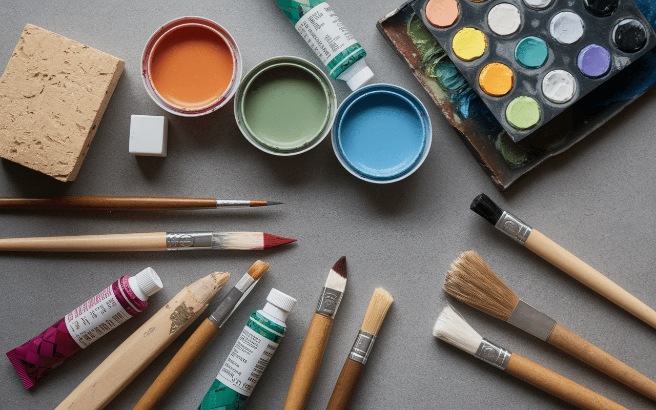 peindre une cheminée pots peinture et matériaux