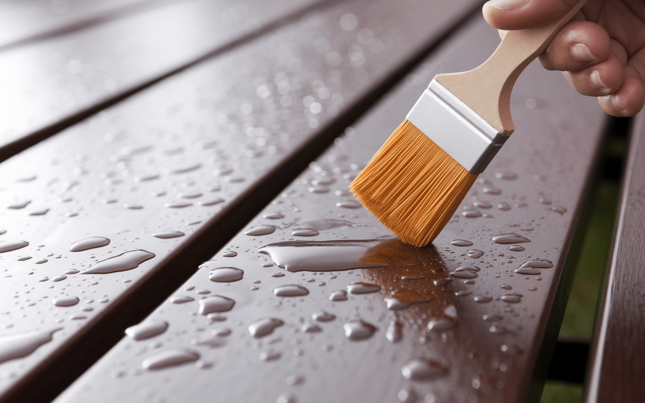 Entretien durabilité piscine sur terrasse bois