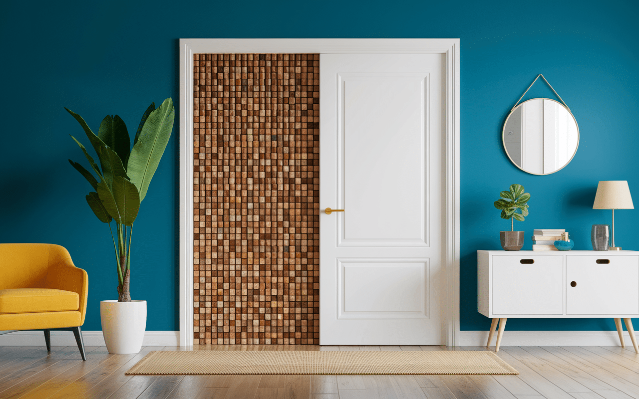 Coupe porte intérieure phonique vs standard et isolation acoustique