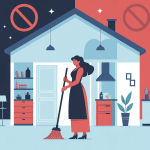 Tarif horaire femme de ménage au black, femme nettoie maison moderne, euros et interdictions