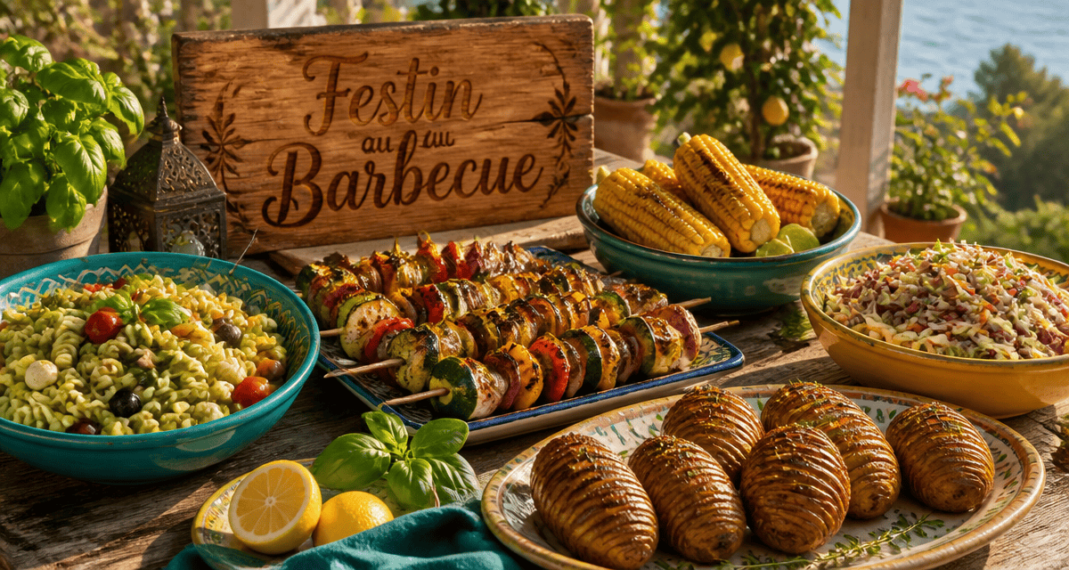 quel accompagnement avec un barbecue salades et légumes grillés