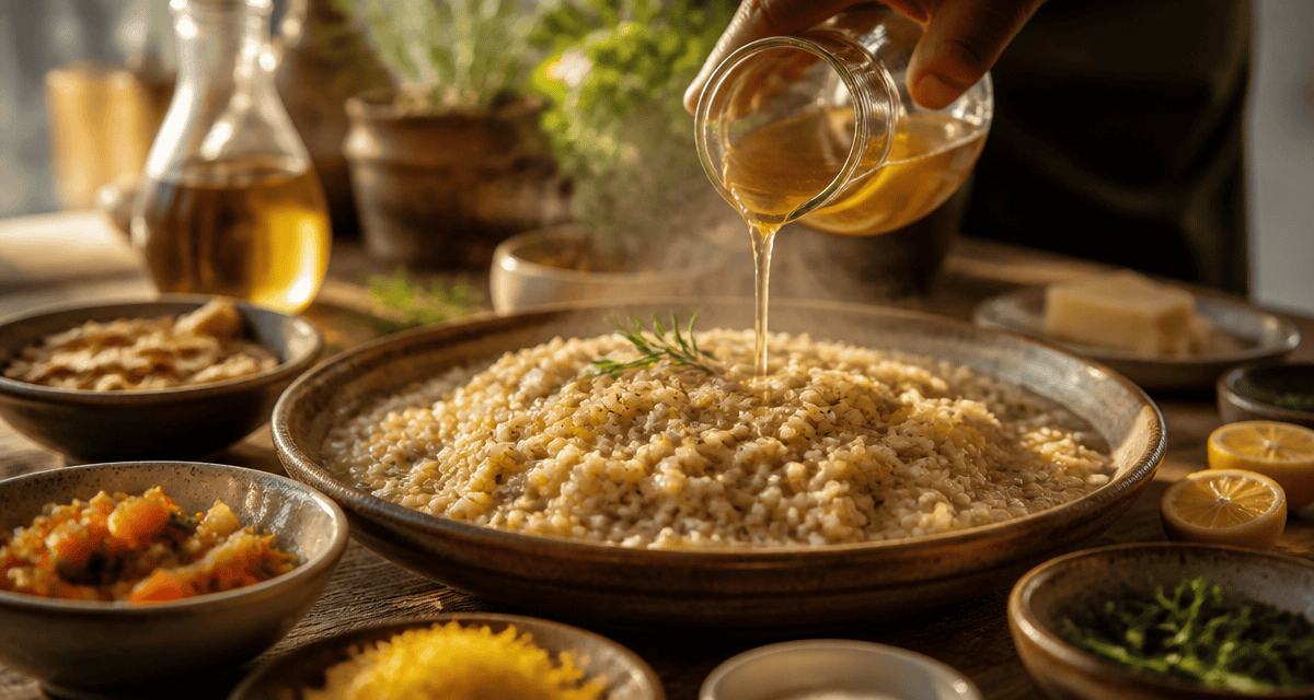 riz en accompagnement recettes crémeux aux herbes