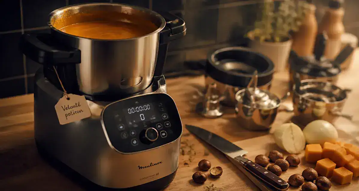 Meilleur robot cuisine : velouté de potiron au robot multifonction