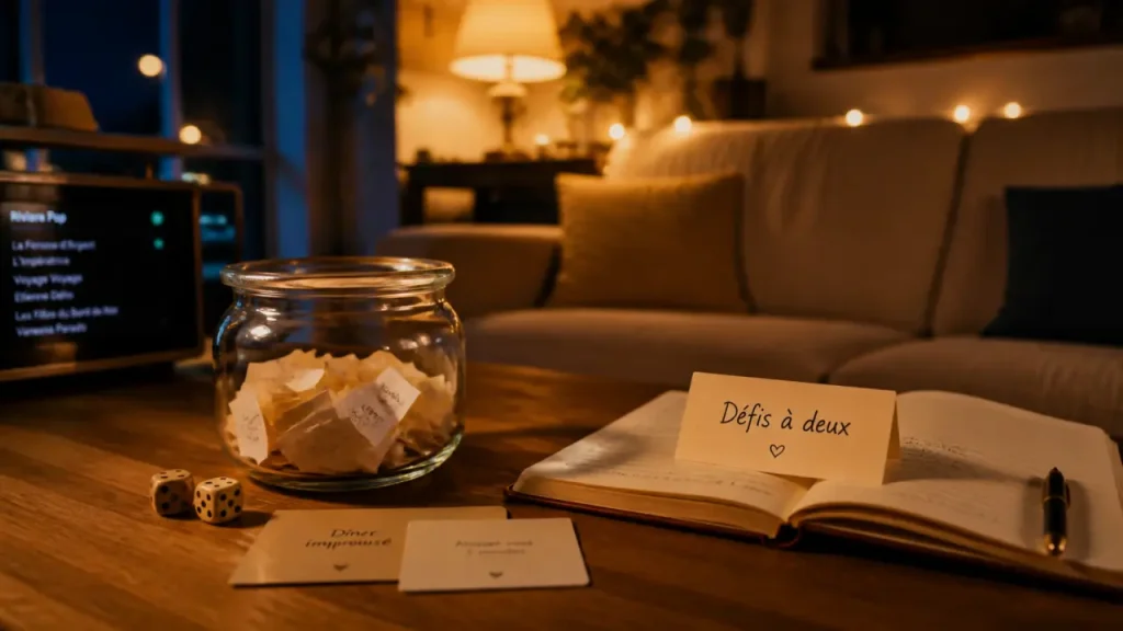 Jeux à faire en couple le soir : du rire aux échanges profonds, des idées pour chaque ambiance