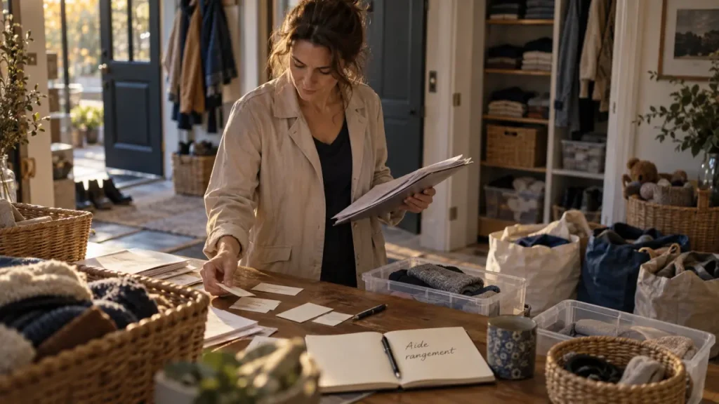 Une aide au rangement maison pour désencombrer sans bouleverser votre quotidien