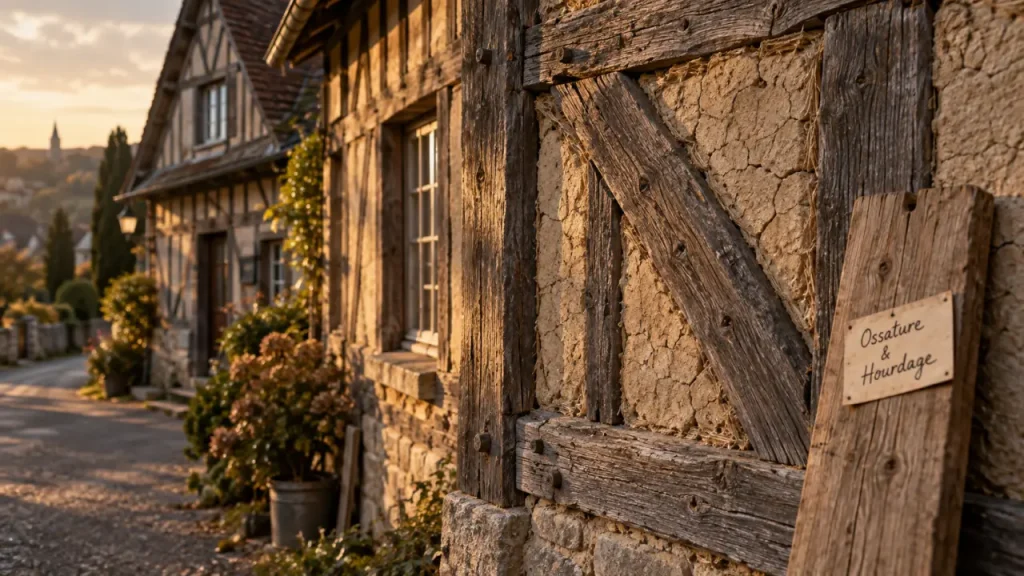 Colombage maison : une ossature porteuse à rénover avec méthode