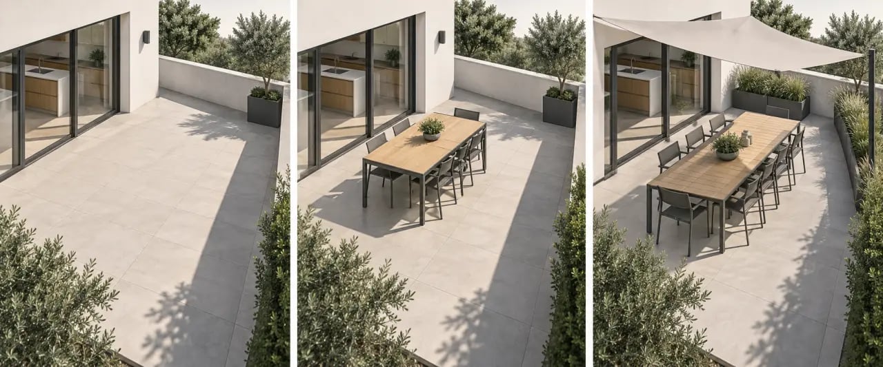 Étapes pour aménager un coin repas convivial sur sa terrasse