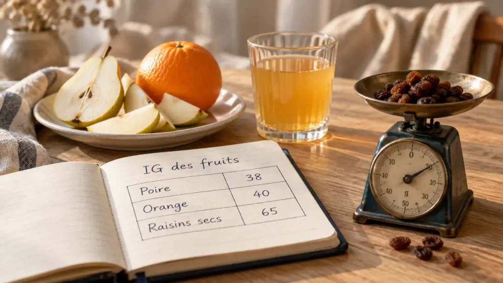 Indice glycémique des fruits : la forme et la portion comptent plus que le chiffre